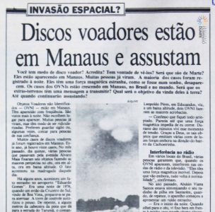 Invasão espacial: Discos Voadores em Manaus