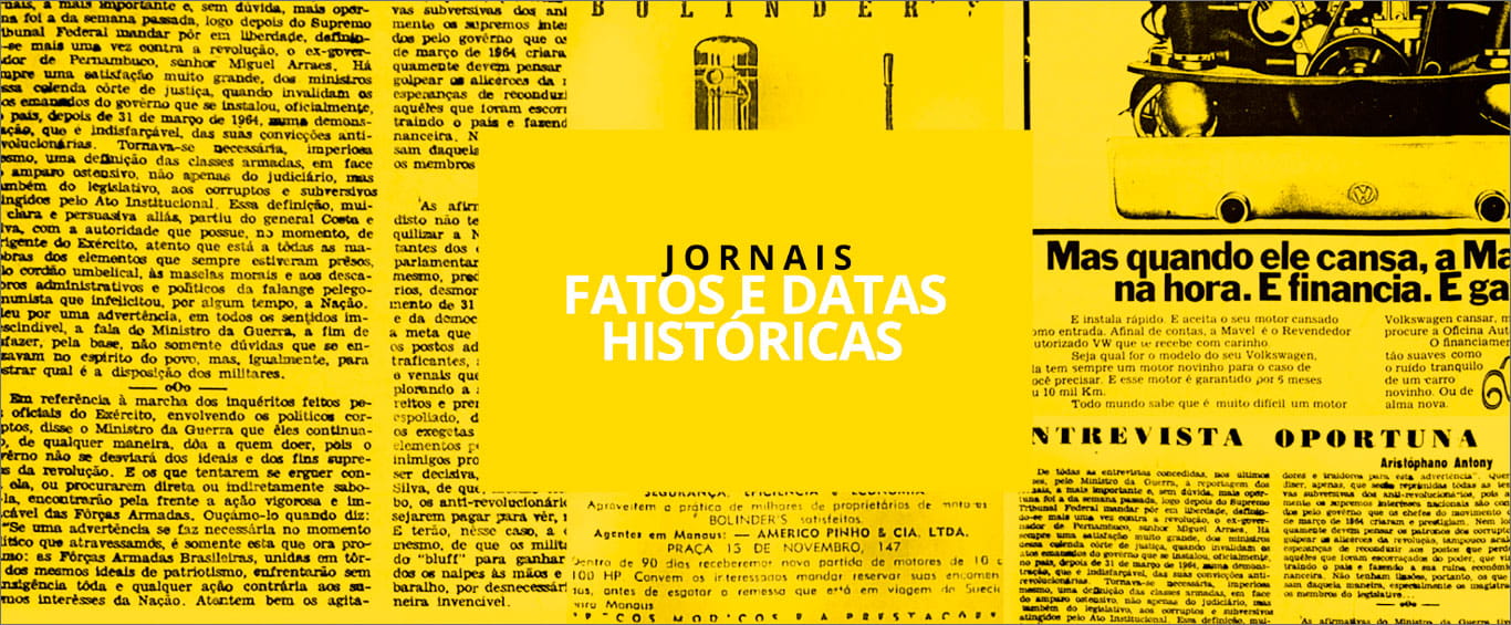 Fatos e Datas Históricas de Jornais IDD
