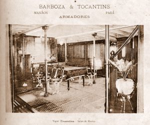Interior do Barco à Vapor Tocantins