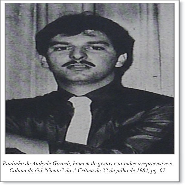 Fotografia de Paulo de Atahyde Girardi - Instituto Durango Duarte 1984