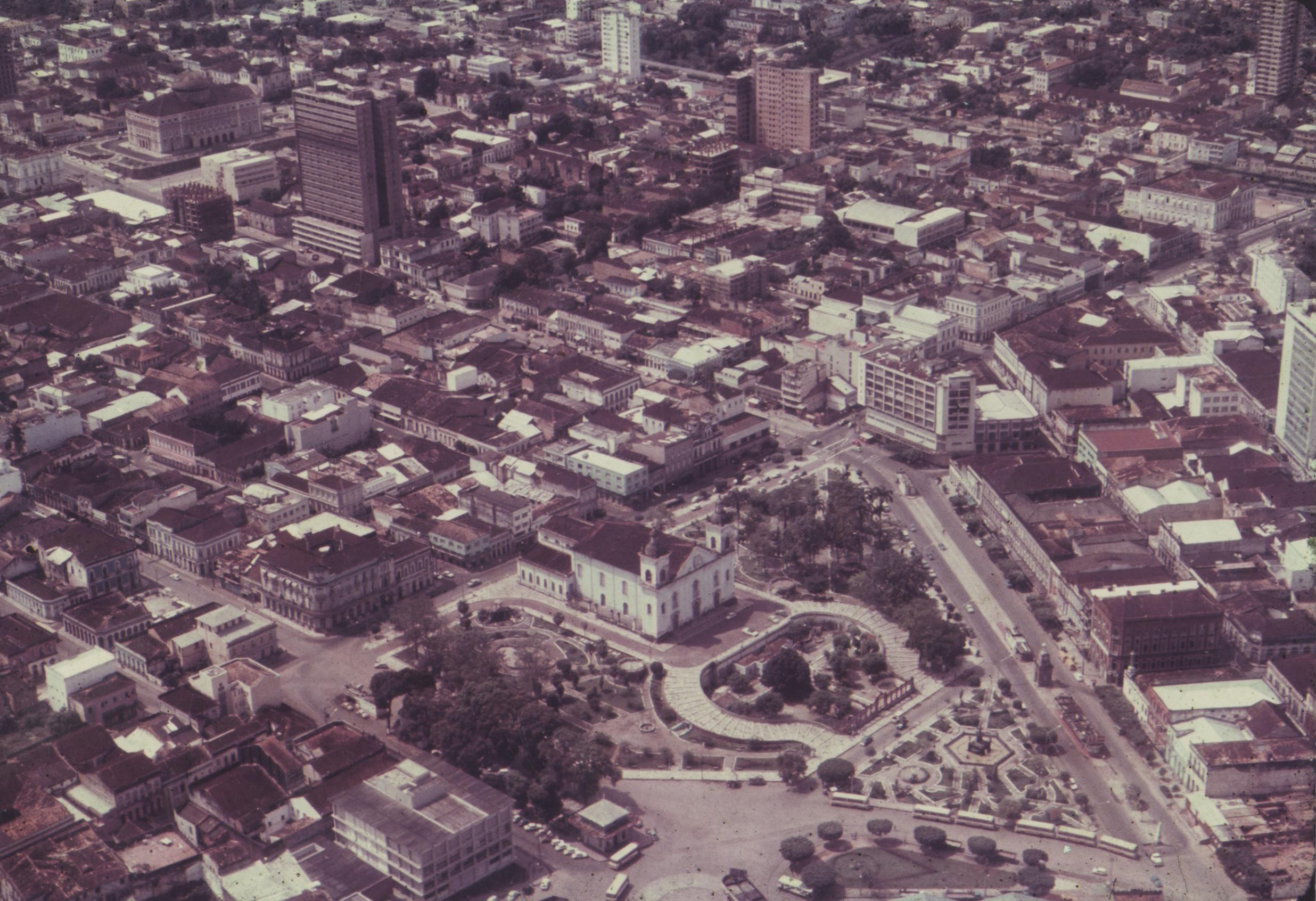 Vista aérea do Centro Histórico de Manaus - Instituto Durango Duarte