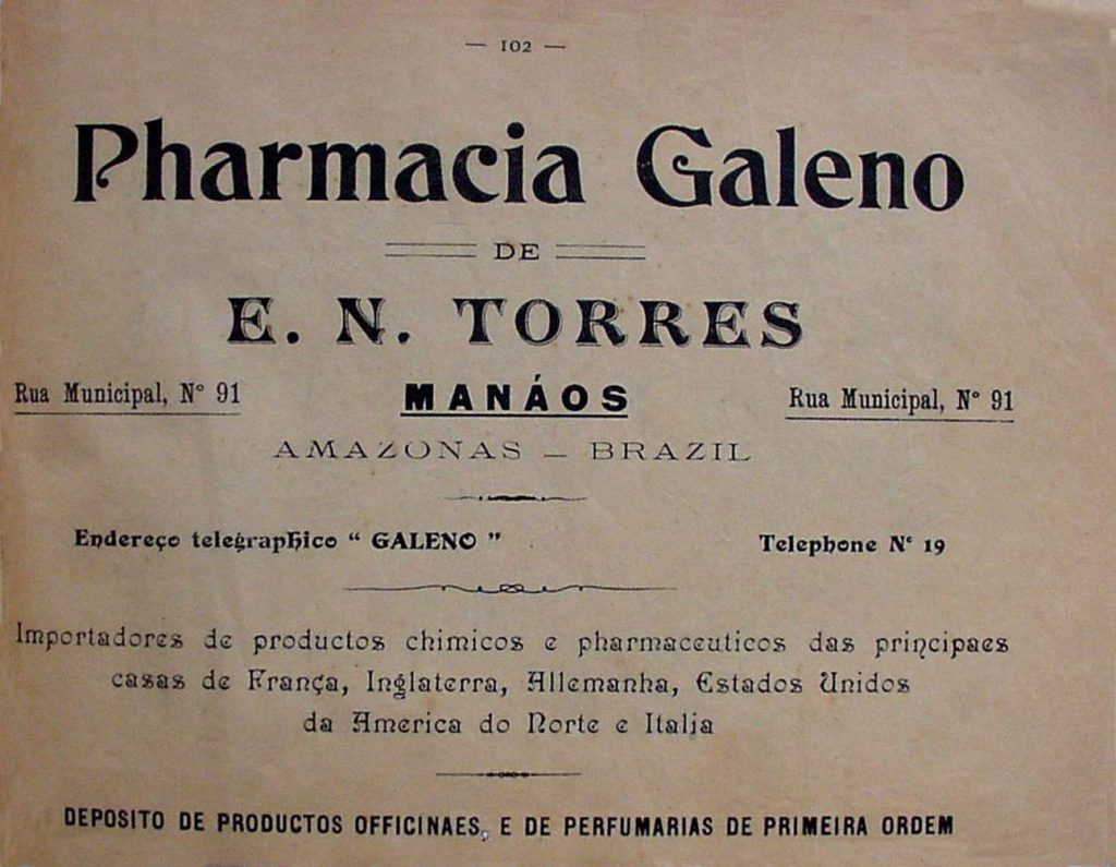Anúncio da Farmácia Galeno
