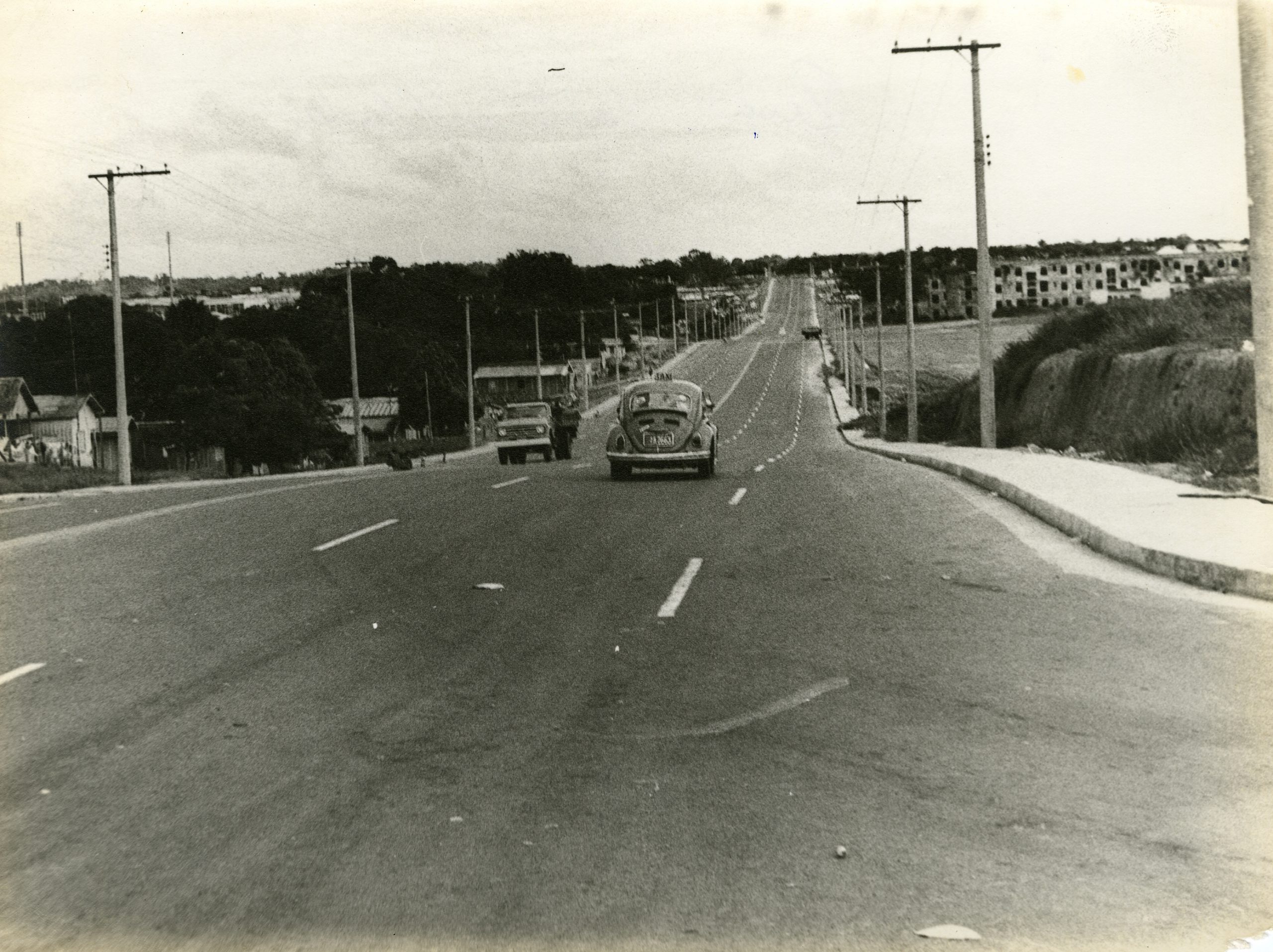 Vista da Avenida Djalma Batista na década de 1970 - IDD