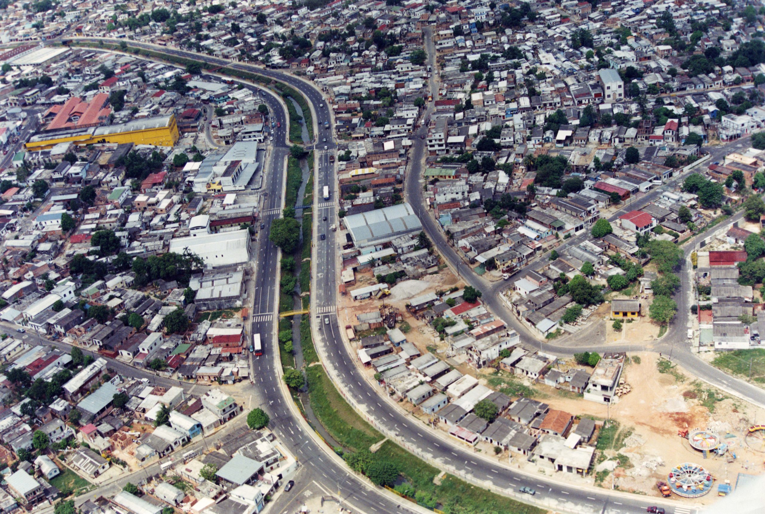 Vista aérea da Avenida Brasil