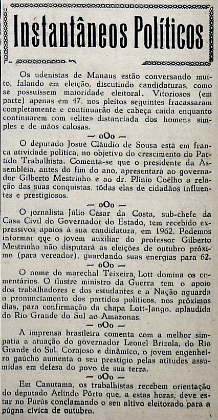 Deputado Josué Cláudio de Sousa Busca Crescimento no Partido