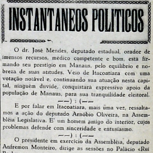 Dr. José Mendes conquistará apoio em Manaus