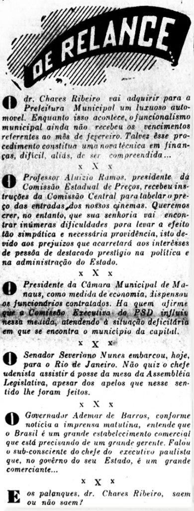 Governador de São Paulo Ademar de Barros