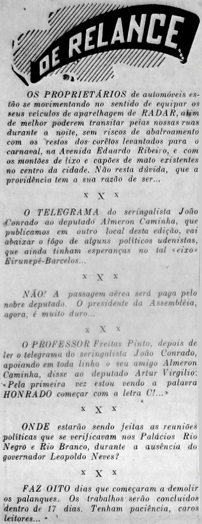 Ausência de Leopoldo Neves