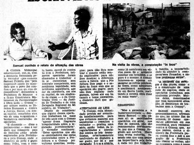 Samuel Peixoto denuncia trabalho escravo