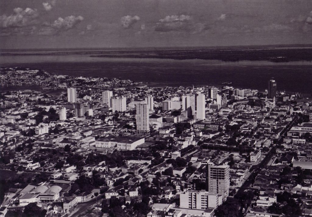 Fotografia aérea do Centro de Manaus - Instituto Durango Duarte