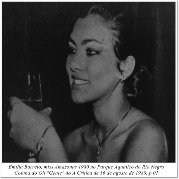 Emília Barreto, Miss Amazonas 1980 - Instituto Durango Duarte 1980