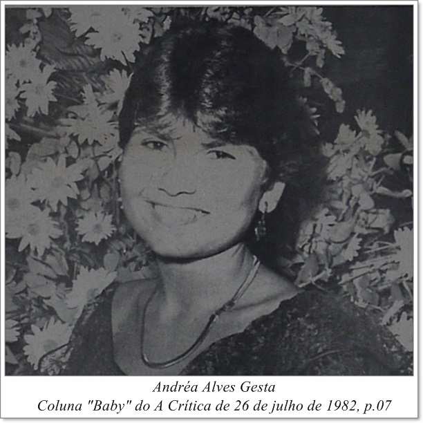 Fotografia de Andréa Alves Gesta - Instituto Durango Duarte 1982