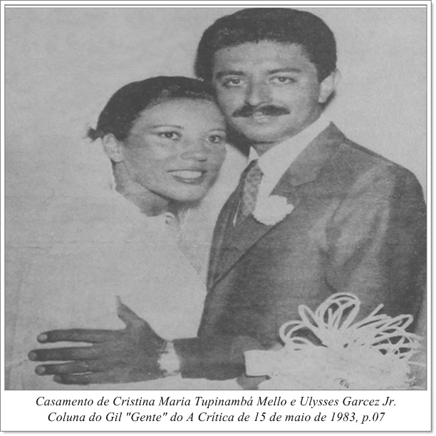 Cristina Tupinambá e Ulysses Garcez Jr - Instituto Durango Duarte 1983
