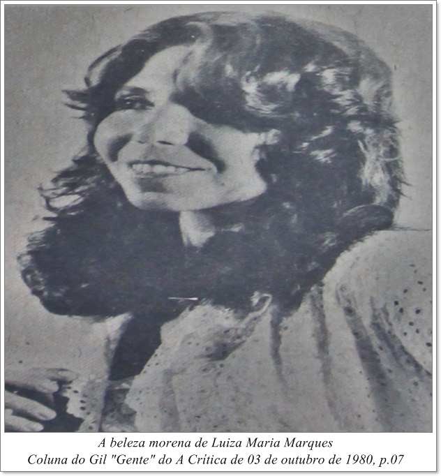 A beleza de Luíza Maria Marques - Instituto Durango Duarte 1980