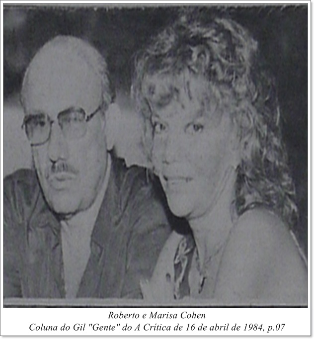 Roberto e Marisa Cohen - Instituto Durango Duarte 1984