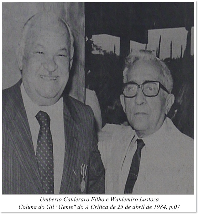 Umberto Calderaro Filho e Waldomiro Lustoza - Instituto Durango Duarte 1984