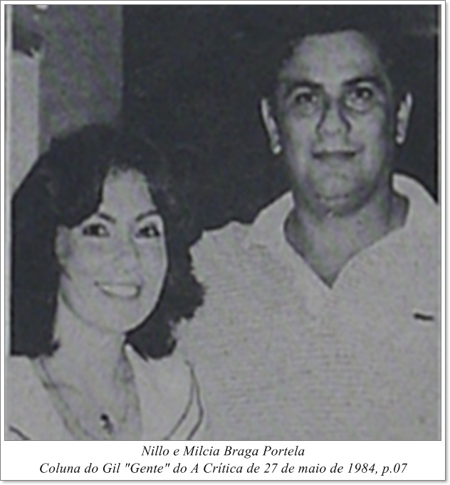 Fotografia de Nillo e Milcia Braga Portela - Instituto Durango Duarte 1984