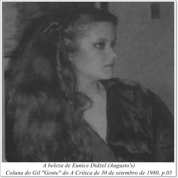 A beleza de Eunice Didzel - Instituto Durango Duarte 1980