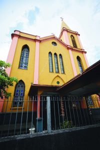 Durango Duarte - Fachada da igreja de Santa Rita de Cássia