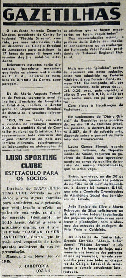 Diretoria do Luso Sporting Clube