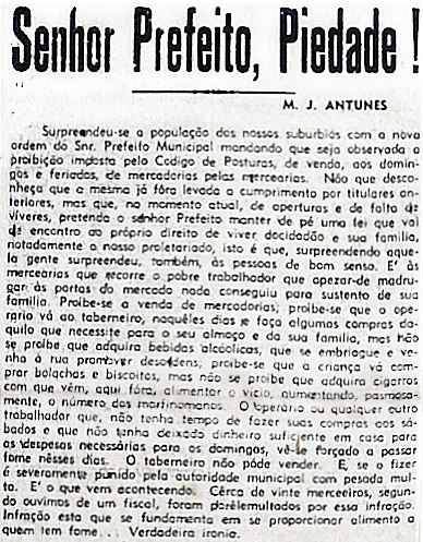 Coluna escrita por M. J. Antunes em O Jornal