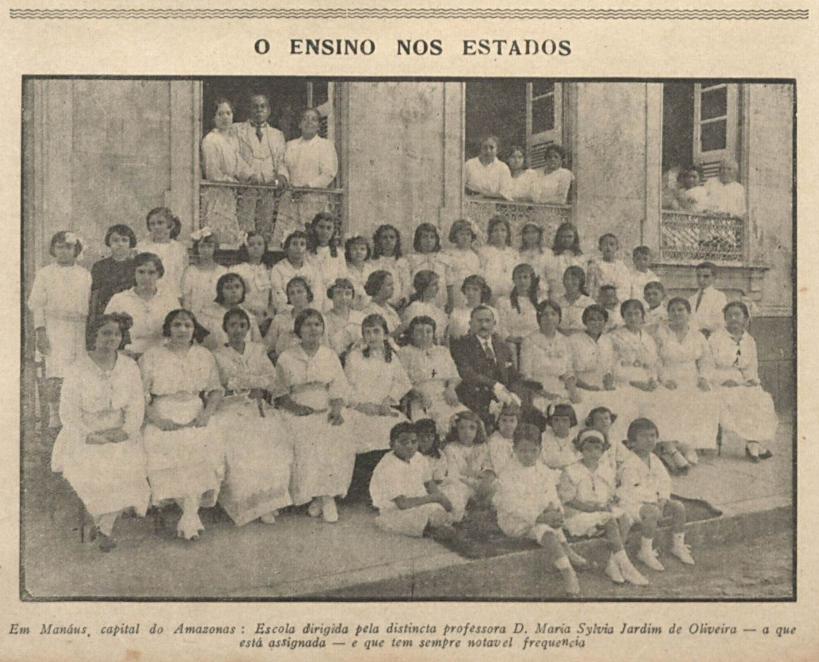 O ensino no Amazonas no ano de 1916
