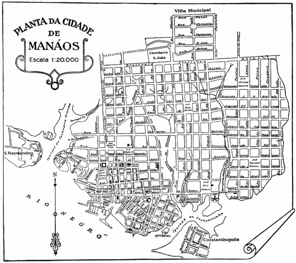 Planta da Cidade de Manáos de 1938