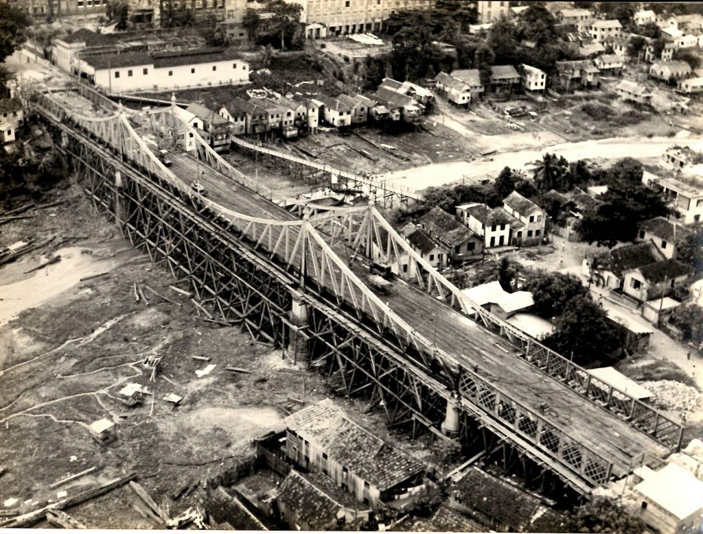 Imagem da Ponte Benjamin Constant em Reforma