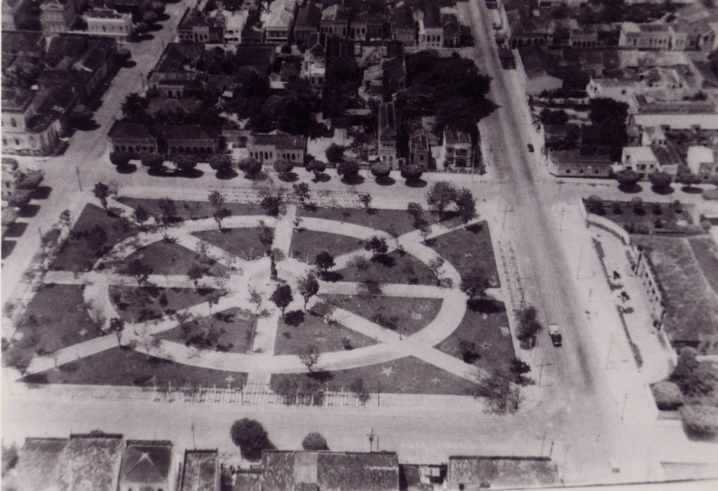 Vista aérea da Praça da Saudade - Instituto Durango Duarte