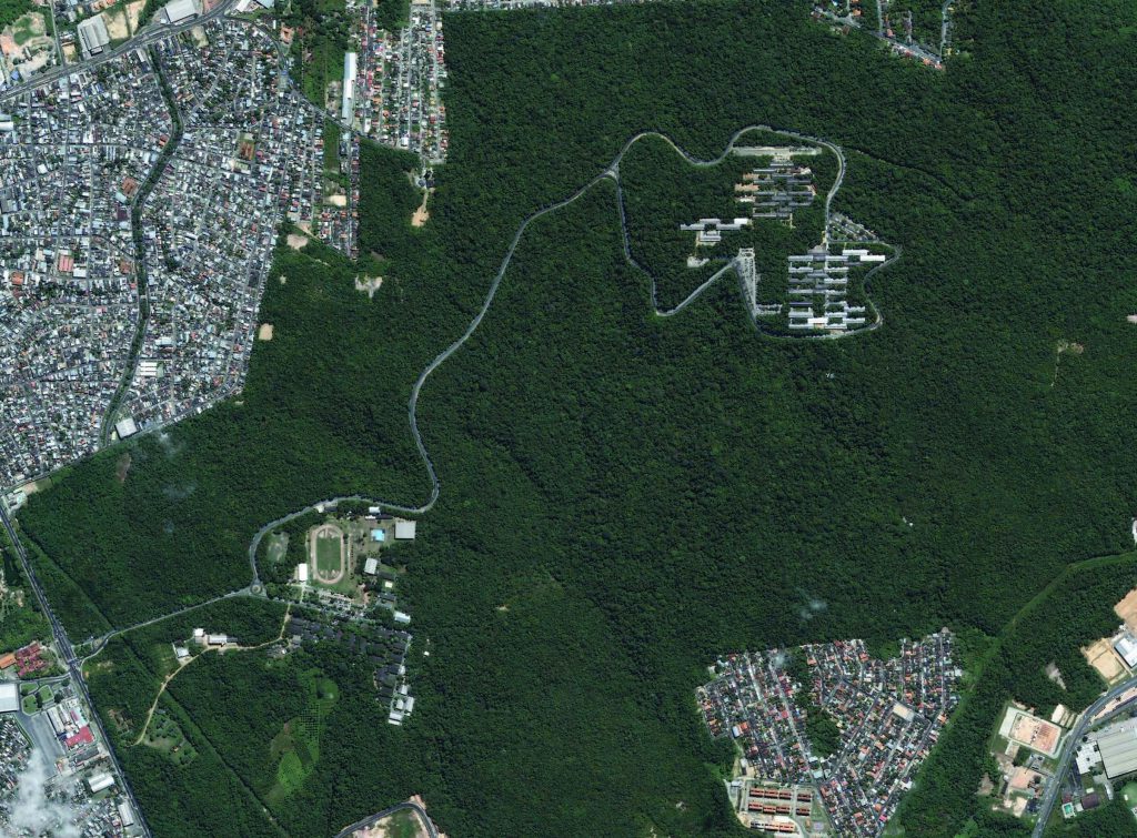 Vista aérea do Campus Universitário da Ufam