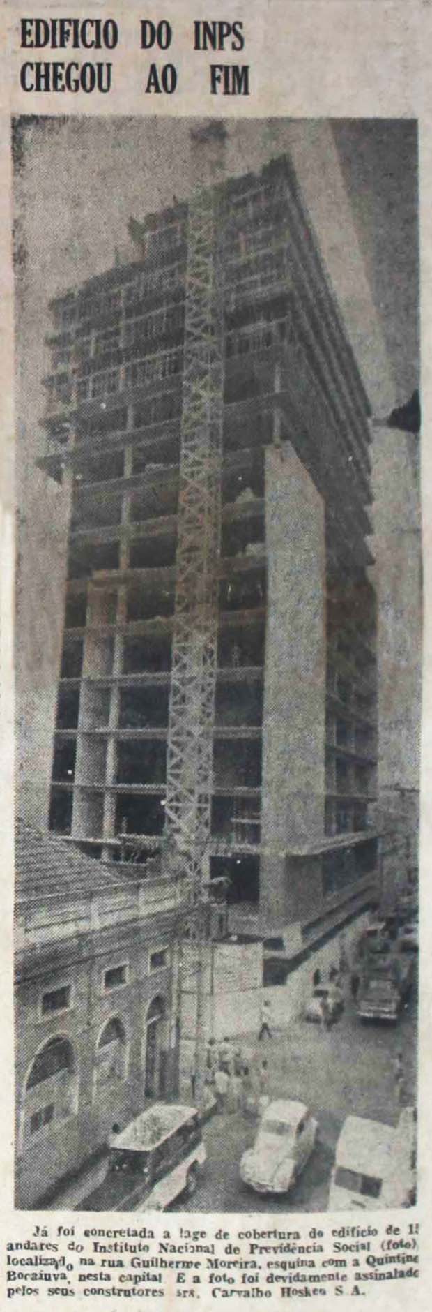Construção do Edifício do INPS