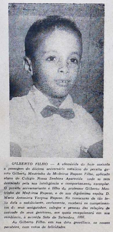 Os 10 Anos de Gilberto Mestrinho Filho