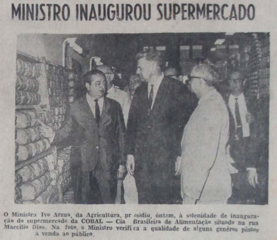 Inauguração do Supermercado da Cobal