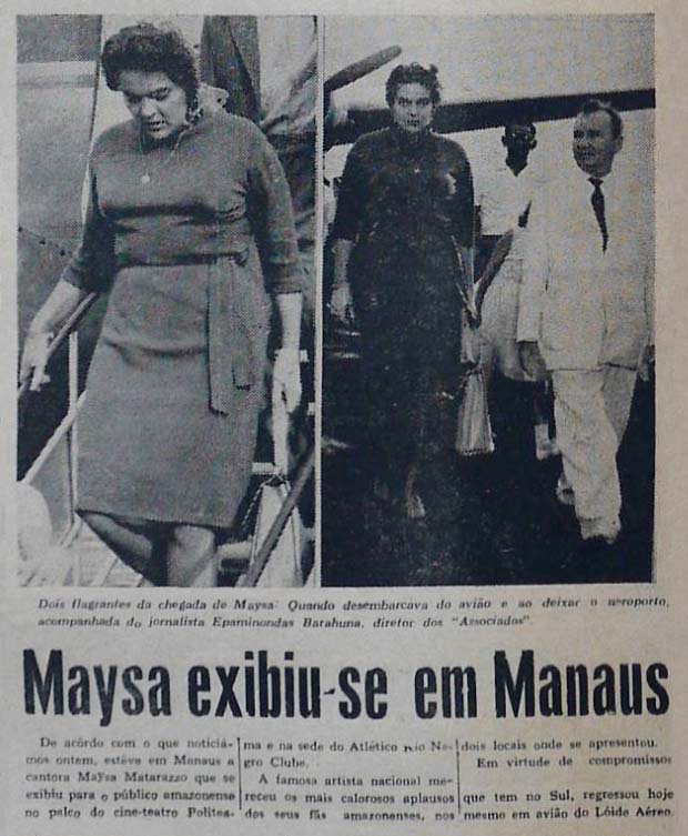 Maysa Matarazzo Chega a Manaus