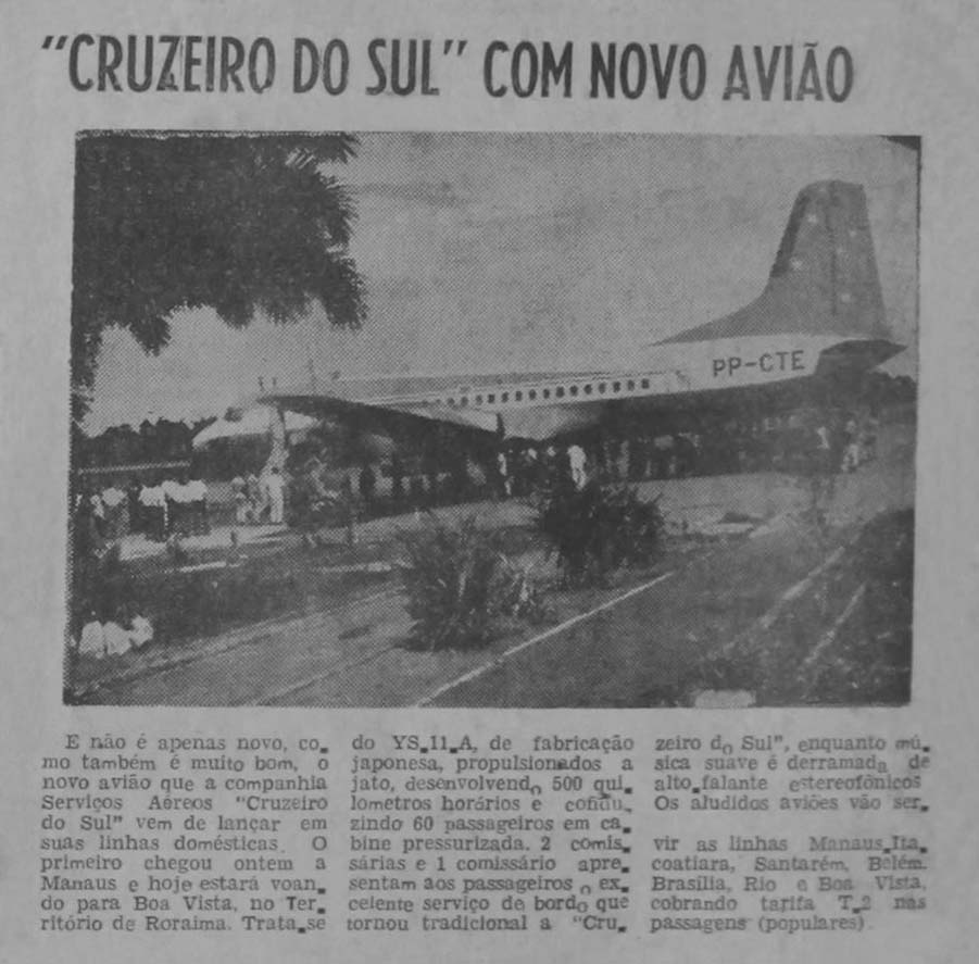 Lançamento do Novo Avião da Cruzeiro do Sul