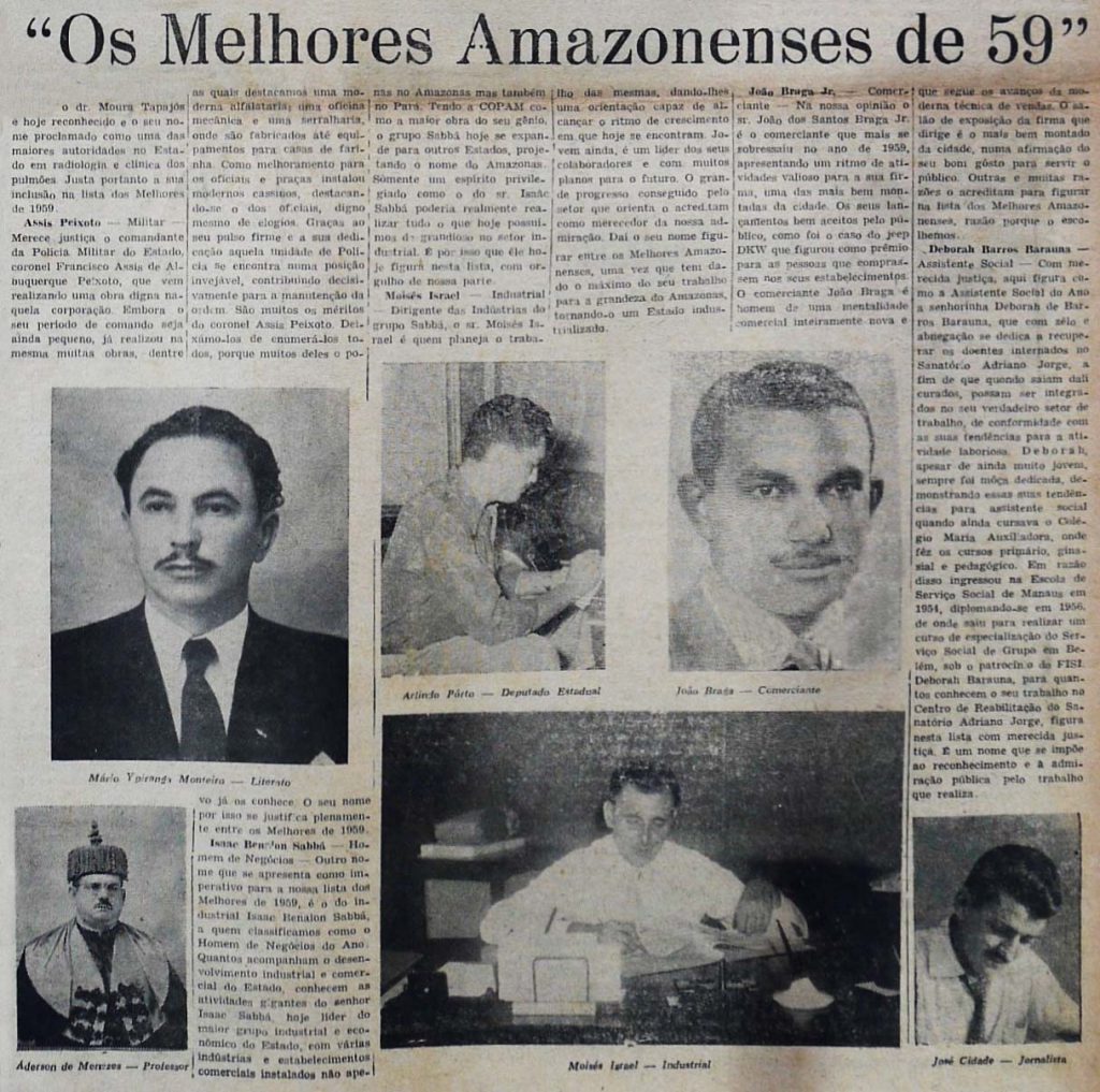Os Melhores Amazonenses de 1959