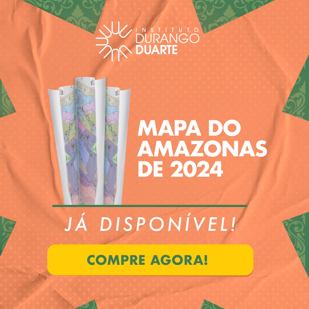 Banner venda de Mapa do Amazonas do IDD - Publicidade IDD
